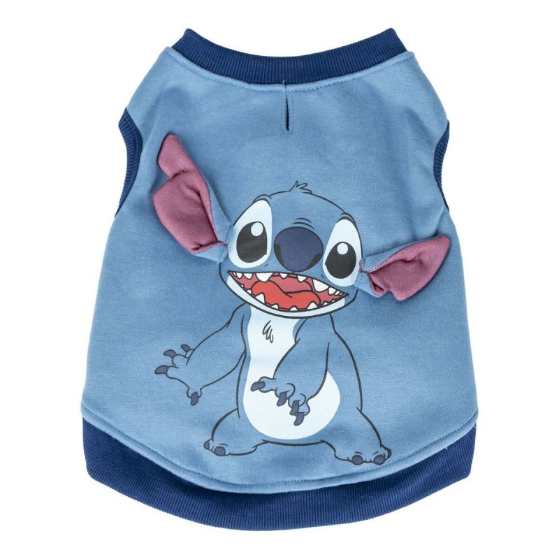 Felpa per Cani Stitch XS Azzurro Felpa per Cani Stitch XS Azzurro