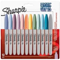 Set di Pennarelli Sharpie Mystic Gems 12 Pezzi Torta
