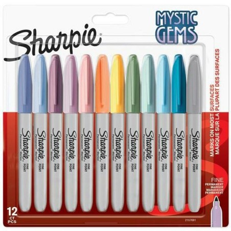 Set di Pennarelli Sharpie Mystic Gems 12 Pezzi Torta