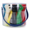 Fascette in Nylon EDM 48351 Colori assortiti 100 x 2 mm 100 x 2,5 mm 1000 Unidades
