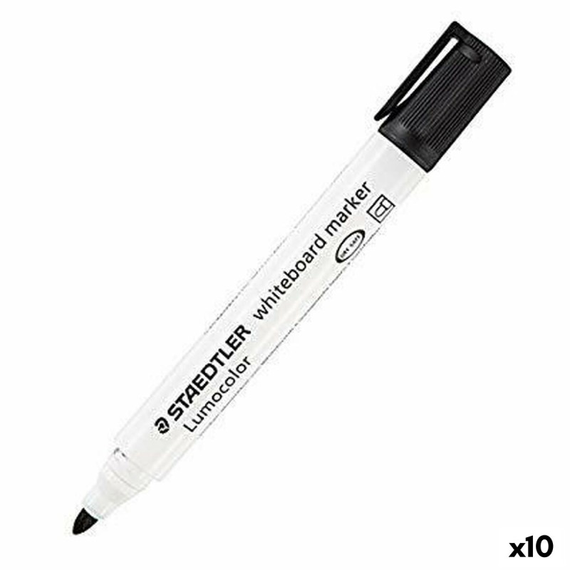 Pennarelli Staedtler Lavagna bianca Bianco Nero (10 Unità) (1 Unità) Pennarelli Staedtler Lavagna bianca Bianco Nero (10 Unità) (1 Unità)