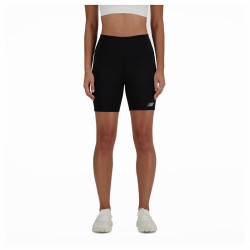 Pantaloncini da Donna New Balance Nb Harmony High Rise Nero