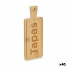 Vassoio per aperitivi Kinvara SJ3901 9 x 1 x 23 cm Con maniglia (48 Unità)