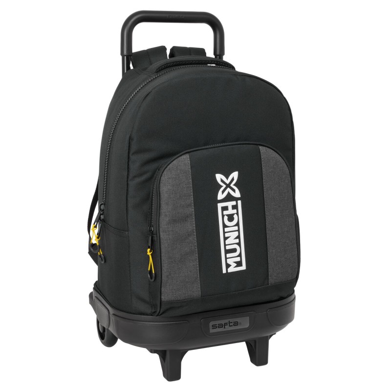 Trolley per la Scuola Munich Topo Nero 33 x 45 x 22 cm Trolley per la Scuola Munich Topo Nero 33 x 45 x 22 cm