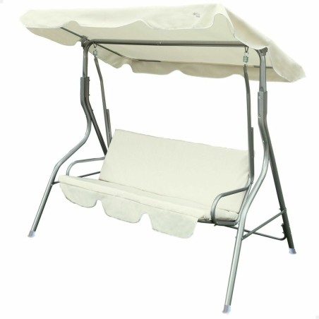 Altalena basculante Aktive 3 posti Avorio 180 x 107 x 160 cm