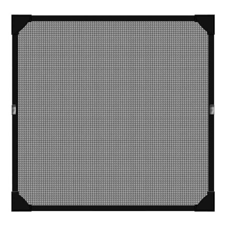 Zanzariera Schellenberg Magnetico Con cornice Fibra di Vetro Antracite (100 x 120 cm)