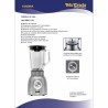 Frullatore Mx Onda MXBBE2120 Acciaio 1000 W