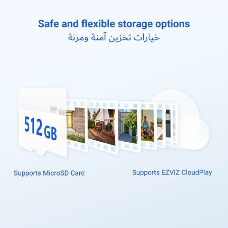 Citofono Ezviz CS-HP4-R100-6E2WPFBS Nero