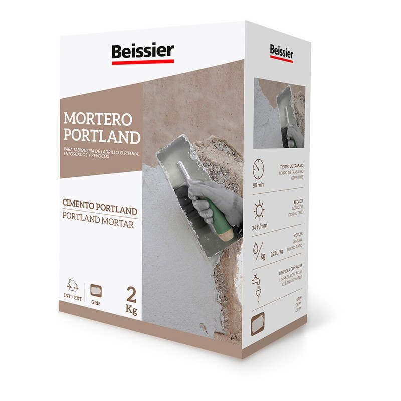Mortaio Beissier 70303-001 Portland Grigio 2 Kg Mortaio Beissier 70303-001 Portland Grigio 2 Kg