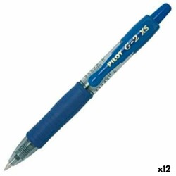 Penna Roller Pilot G-2 XS Retrattile Azzurro 0,4 mm (12 Unità)