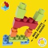 Set di Costruzioni Color Block Basic Secchio 50 Pezzi (6 Unità)