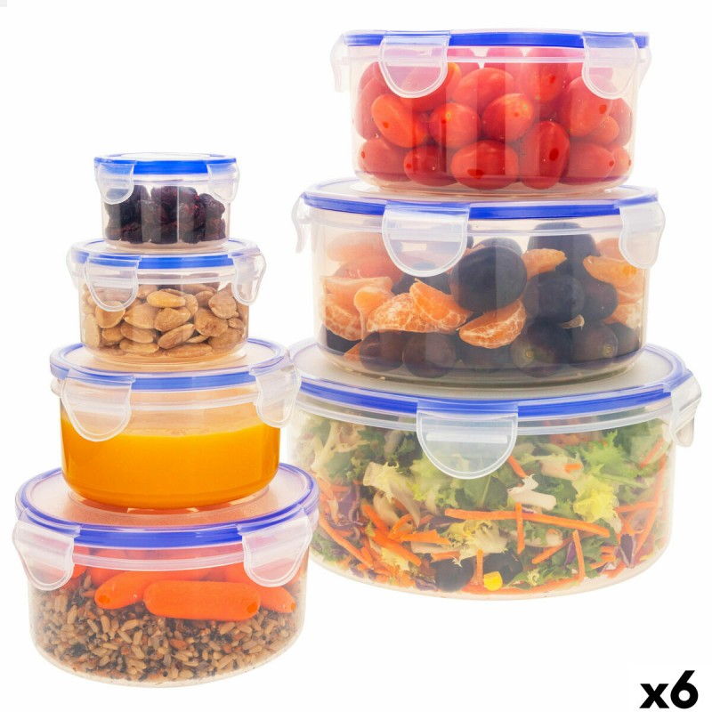 Set di Contenitori da Cucina Ermetici Impilabili Max Home 23 x 11 x 23 cm 6 Unità Set di Contenitori da Cucina Ermetici Impilabili Max Home 23 x 11 x 23 cm 6 Unità