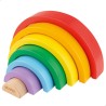 Gioco di abilità Woomax Arcobaleno 21 x 10 x 3,5 cm (12 Unità)