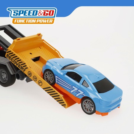 Camion con Gru Speed & Go 33 x 23 x 12 cm (4 Unità)