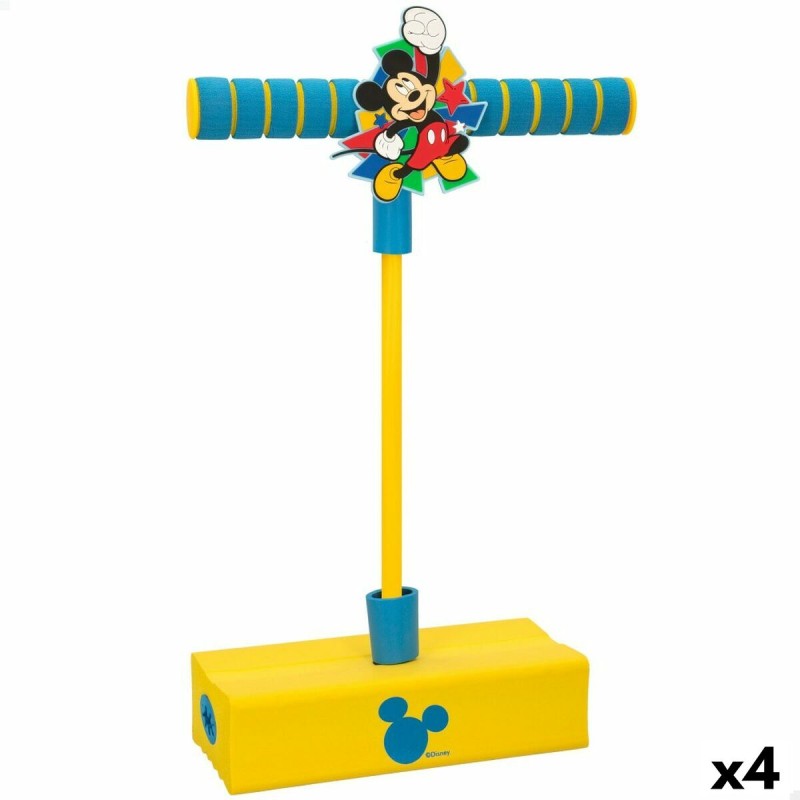 Pogo jumper Mickey Mouse 3D Giallo Per bambini (4 Unità) Pogo jumper Mickey Mouse 3D Giallo Per bambini (4 Unità)