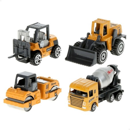 Set Mezzi da Cantiere Speed & Go 7,5 x 4 x 3 cm (12 Unità)