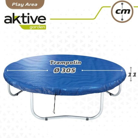 Telo protettivo Aktive Materassino Elastico Azzurro Ø 305 cm (6 Unità)