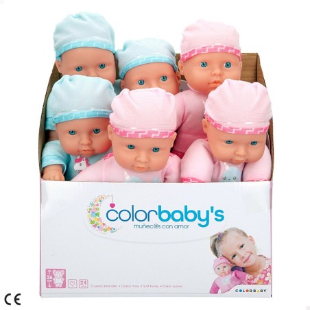 Bambolotto Neonato Colorbaby 26 cm 22,2 x 25 x 7 cm 12 Unità