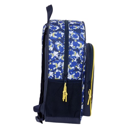 Zaino Scuola Sonic City Azzurro 33 x 42 x 14 cm