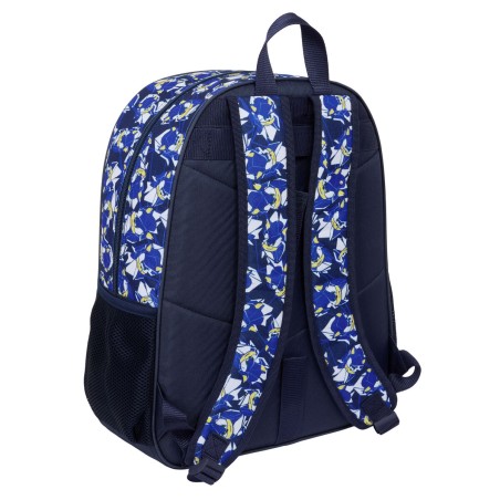 Zaino Scuola Sonic City Azzurro 33 x 42 x 14 cm