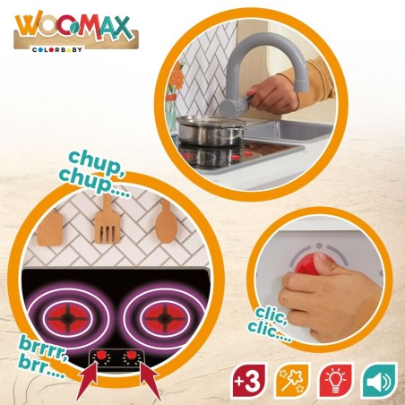 Cucina Giocattolo Woomax 59,5 x 94,5 x 30 cm