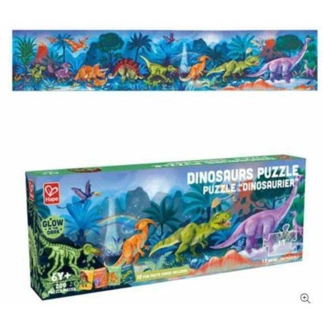 Puzzle 3D Hape 150 x 30 cm 200 Pezzi Dinosauro