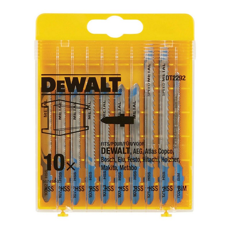 Lama sega Dewalt DT2292-QZ Metallo 10 Pezzi Lama sega Dewalt DT2292-QZ Metallo 10 Pezzi