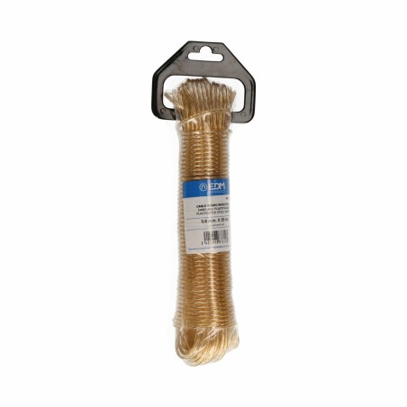 Corda di cavo EDM 87810 Oro Dorato Acciaio 3,8 mm x 25 m