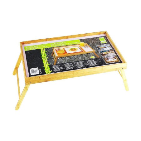 Vassoio da Letto Pieghevole Legno 50 x 30 x 22 cm