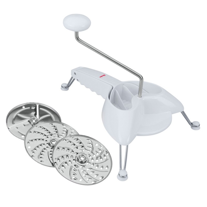 Grattugia Metaltex Gambe Bianco Acciaio inossidabile (Ø 24 cm) Grattugia Metaltex Gambe Bianco Acciaio inossidabile (Ø 24 cm)