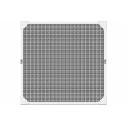 Zanzariera Schellenberg Magnetico Con cornice Fibra di Vetro Bianco (100 x 120 cm)