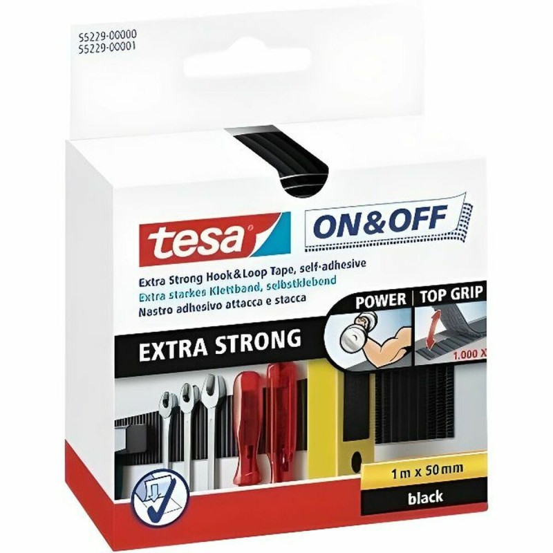 Nastro Adesivo TESA On & Off Velcro Nastro Adesivo TESA On & Off Velcro