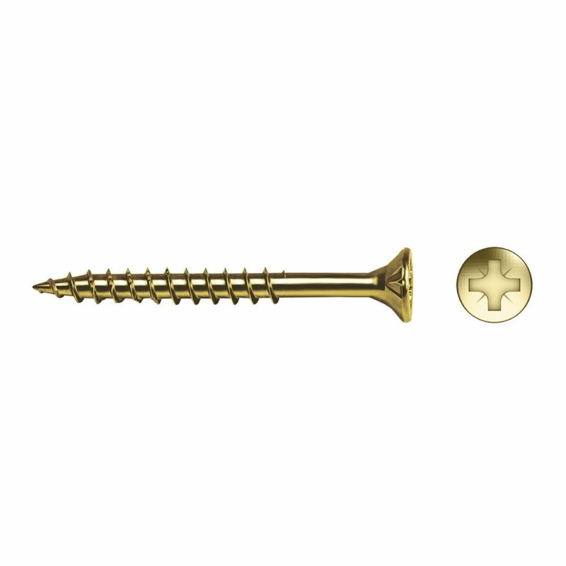 Scatola a viti CELO 100 Unità Zincato Svasata (6 x 80 mm) Scatola a viti CELO 100 Unità Zincato Svasata (6 x 80 mm)