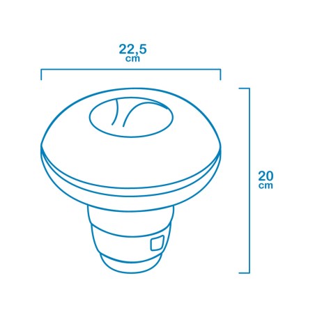 Distributore di Cloro EDM 81013 Ø 22,5 x 20 cm