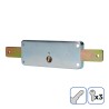 Serratura EDM 85260 Acciaio 154 x 59 mm Persiana Insaccare