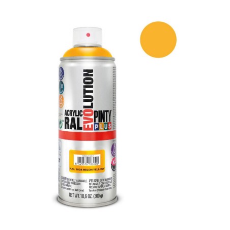 Vernice spray Pintyplus Evolution RAL 1028 400 ml Melon Yellow