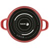Casseruola FAGOR Optimax Rosso Acciaio Smaltato (Ø 18 x 10 cm)