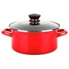Casseruola FAGOR Optimax Rosso Acciaio Smaltato (Ø 26 x 14 cm)