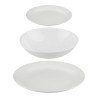 Servizio di Piatti Secret de Gourmet Bianco Ceramica 18 Pezzi