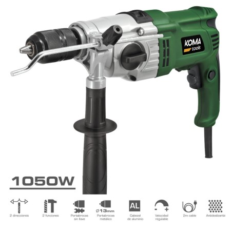 Set trapano e accessori Koma Tools 1050 W 220-240 V
