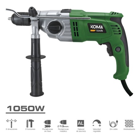 Set trapano e accessori Koma Tools 1050 W 220-240 V