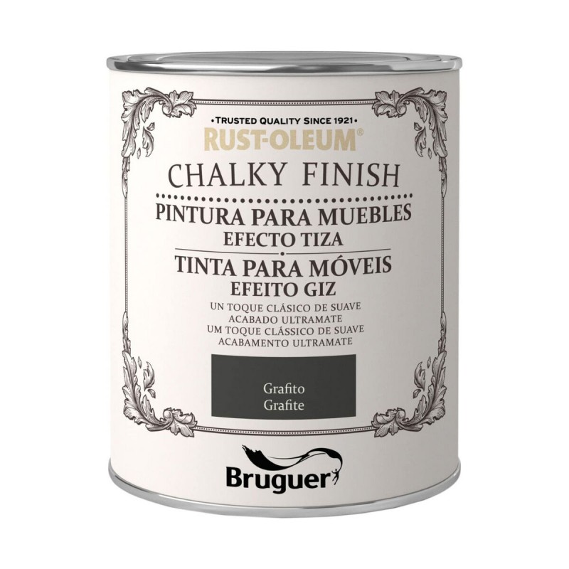 Pittura Bruguer 5397533 Grafite Gessi 75 cl Mobili 750 ml Pittura Bruguer 5397533 Grafite Gessi 75 cl Mobili 750 ml