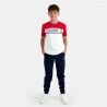 Maglia a Maniche Corte Bambino Le coq sportif  N°2 Tricolore Bianco