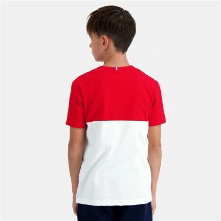 Maglia a Maniche Corte Bambino Le coq sportif  N°2 Tricolore Bianco