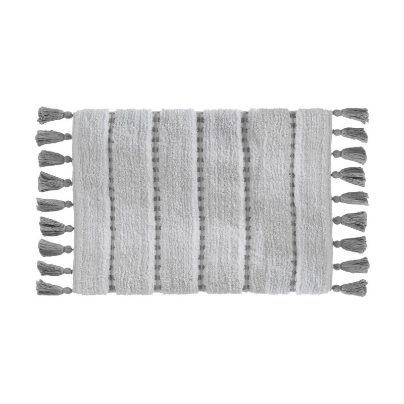 Tappeto da bagno 5five Simply Smart Grigio Cotone 50 x 75 cm