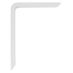Supporto da Parete AMIG 4plus-21112 Mensole Alluminio Bianco (30 x 20 cm)
