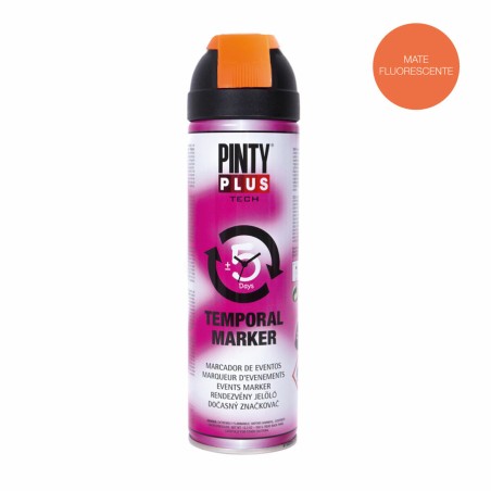 Vernice spray Pintyplus Tech T143 Temporaneo Arancio 500 ml