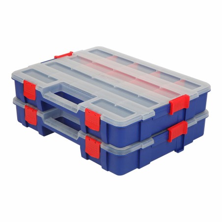 Scatola con scomparti Workpro polipropilene 38,2 x 30 x 6,2 cm 18 Compartimenti