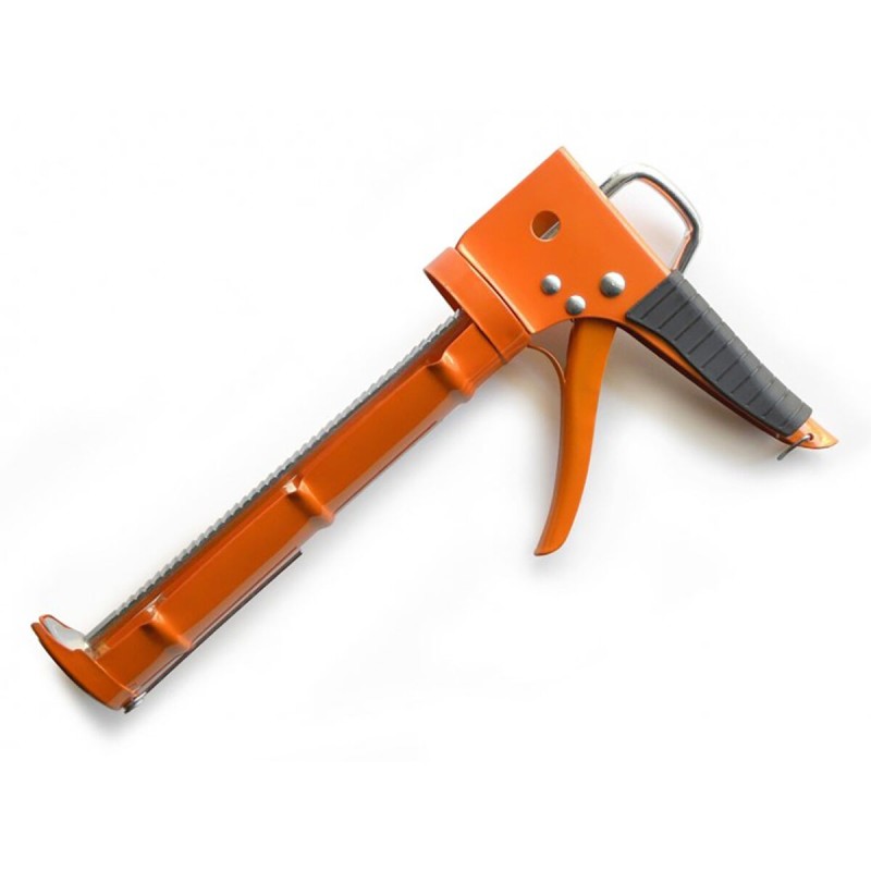 Pistola in silicone Unecol Arancio Metallo Pistola in silicone Unecol Arancio Metallo