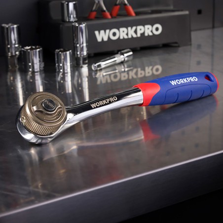 Chiave a cricchetto Workpro Double Drive 3/8"